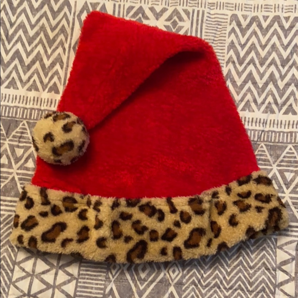 Jaguar print Christmas hat
